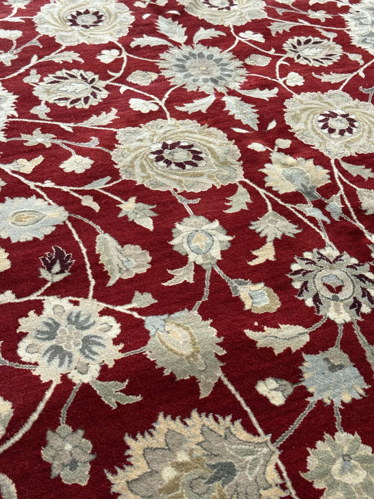 9ft 2in X 11ft 10in Kashan Persian Wool Area Rug - Thumbnail 5