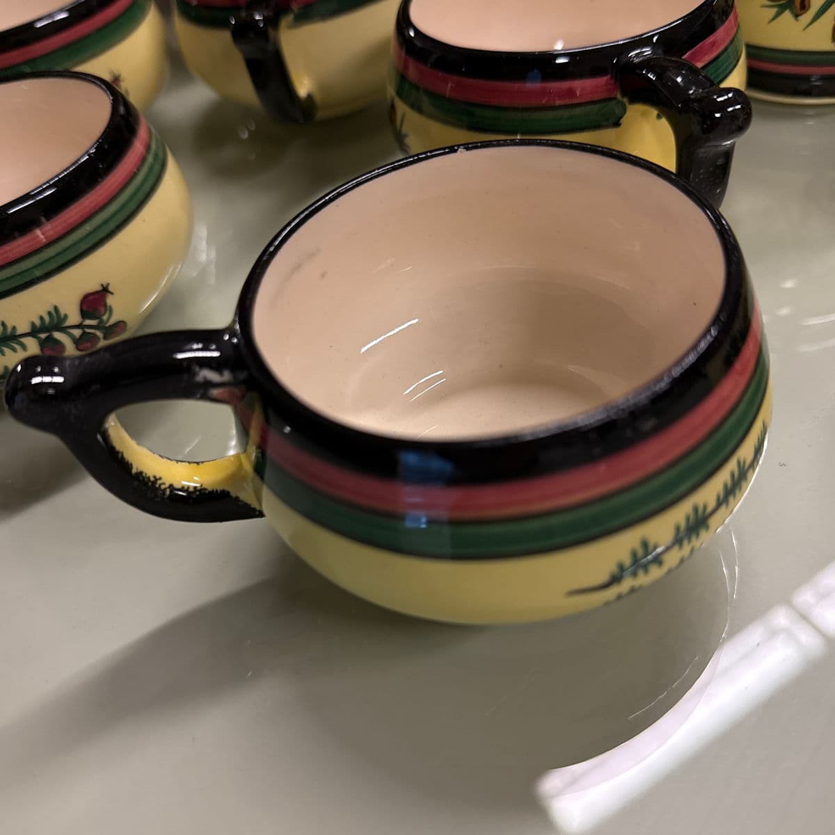 Circa 1983 Henriot Quimper French Faience Serve-Ware, Set of Thirty-One - Thumbnail 13