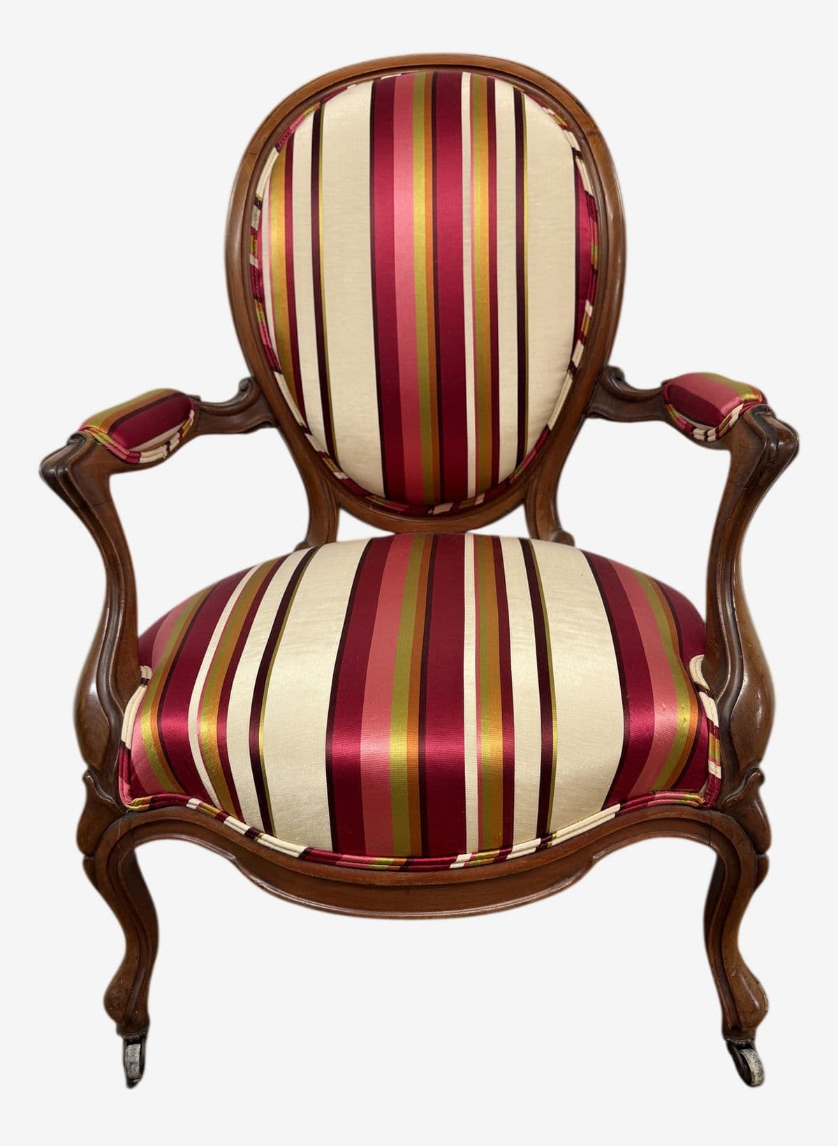 Rococo Revival Bergère Chair, Circa 1890's - Image 1