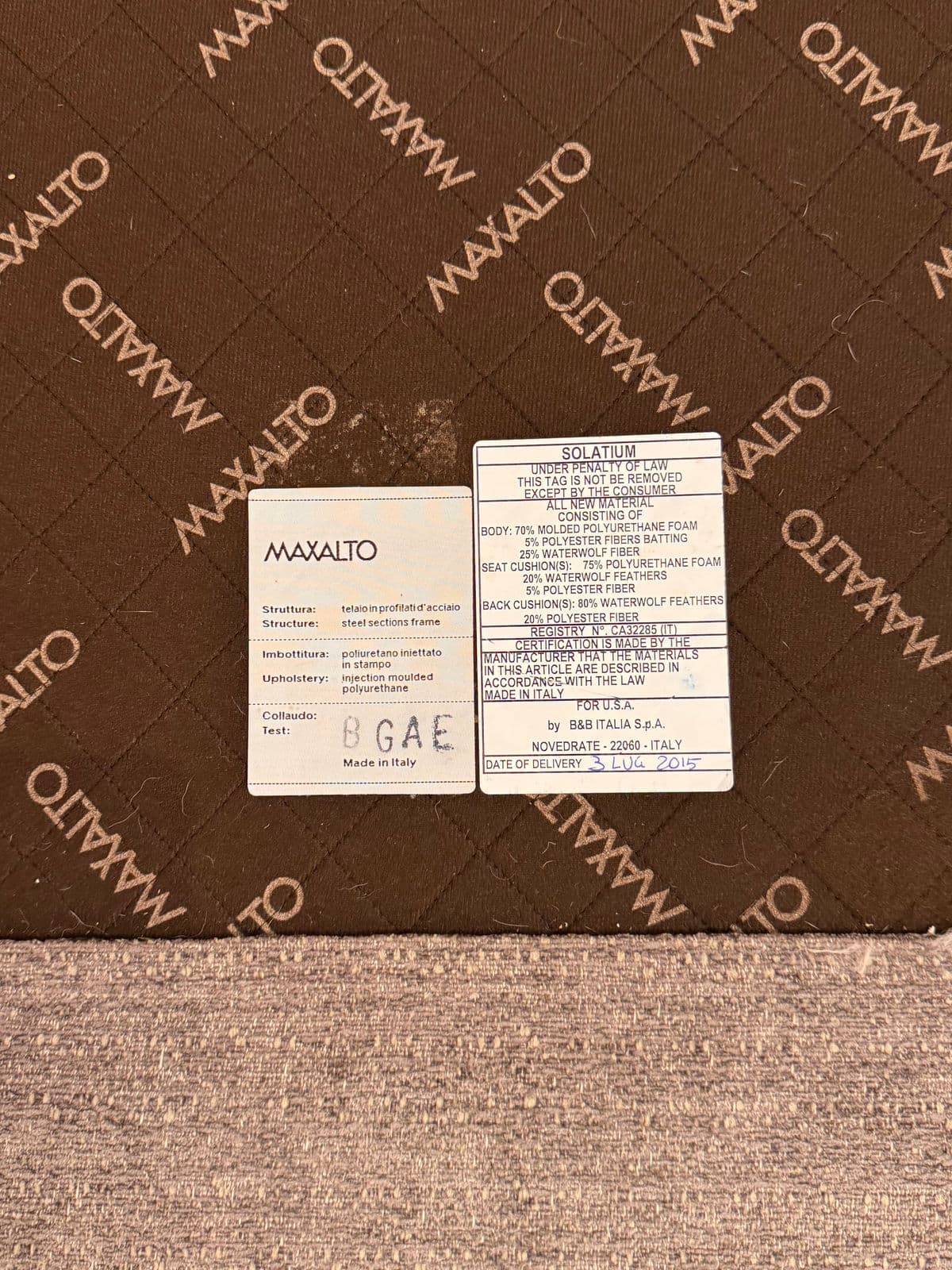 Antonio Citterio for Maxalto B&b Italia Solatium Sofa - Thumbnail 12