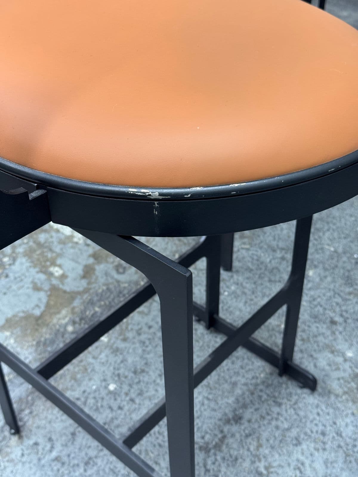 Michael Oren Design Porter Place Style Swivel Counter Stools, Set of Six - Thumbnail 11