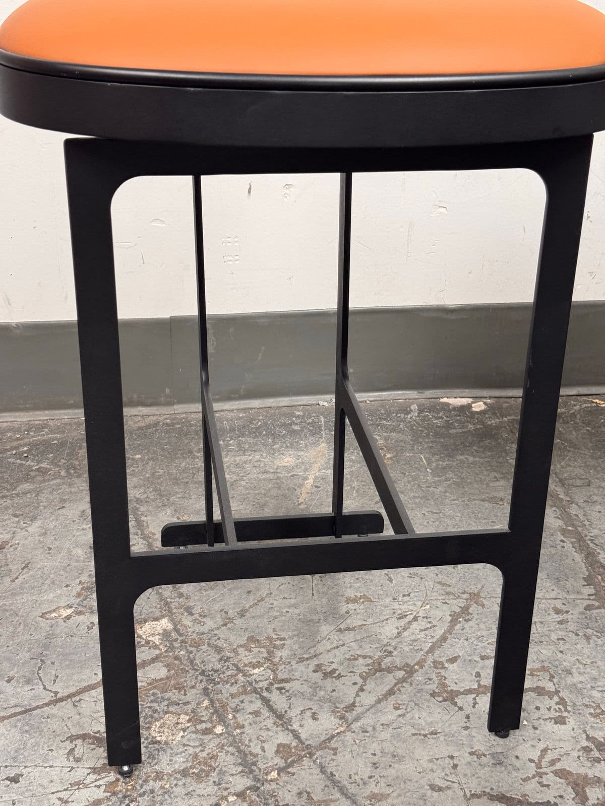 Michael Oren Design Porter Place Style Swivel Counter Stools, Set of Six - Thumbnail 12