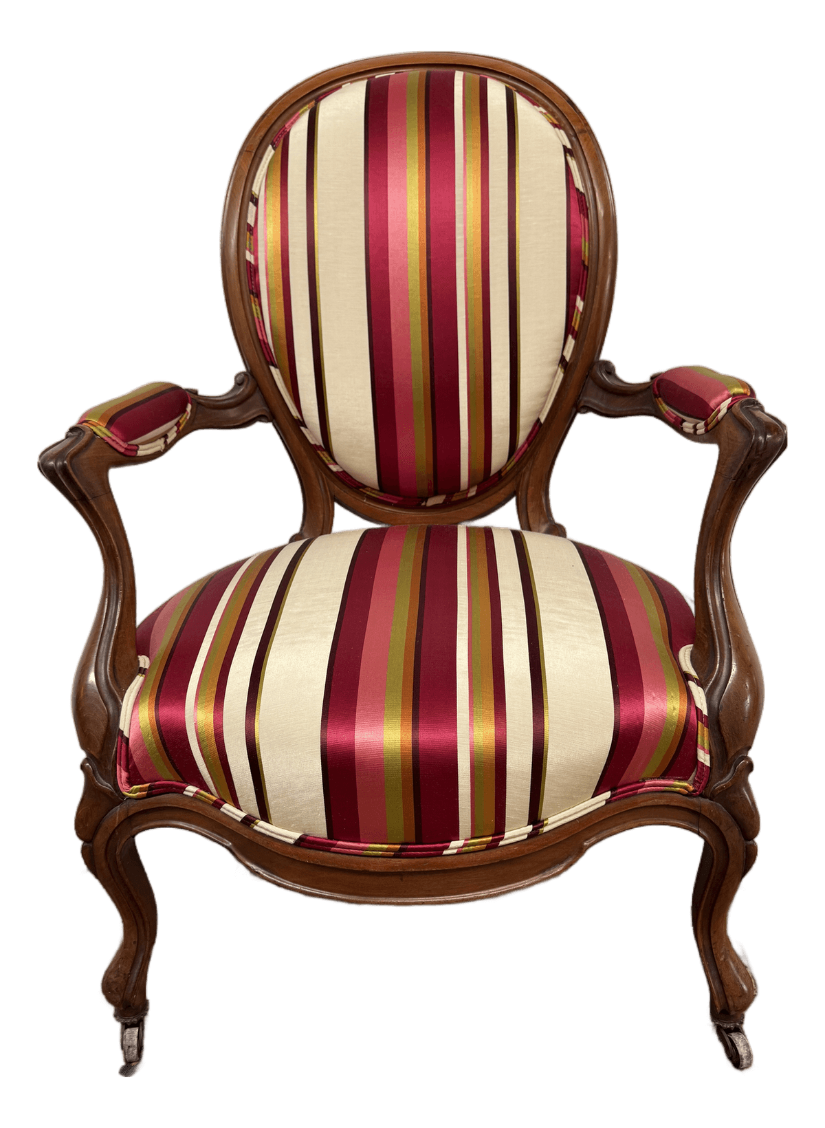 Rococo Revival Bergère Chair, Circa 1890's - Thumbnail 2