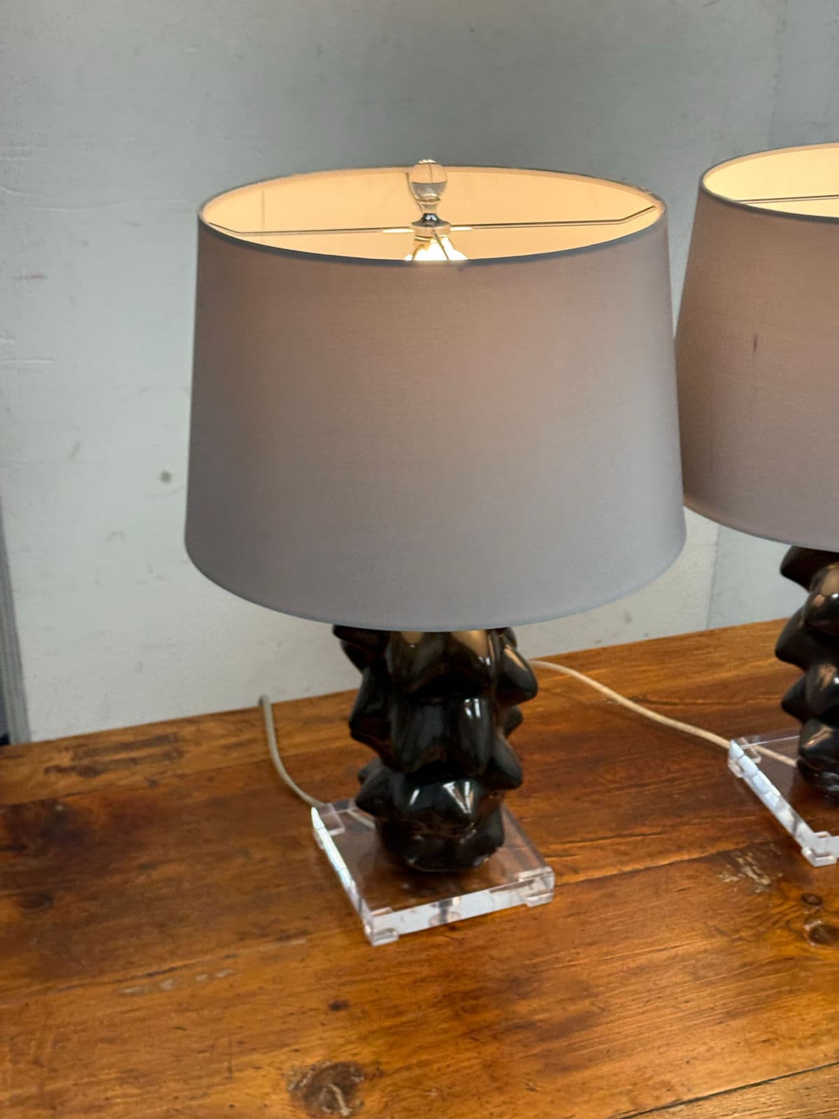 Modern Organic Meteoric Lamps, Pair - Thumbnail 12