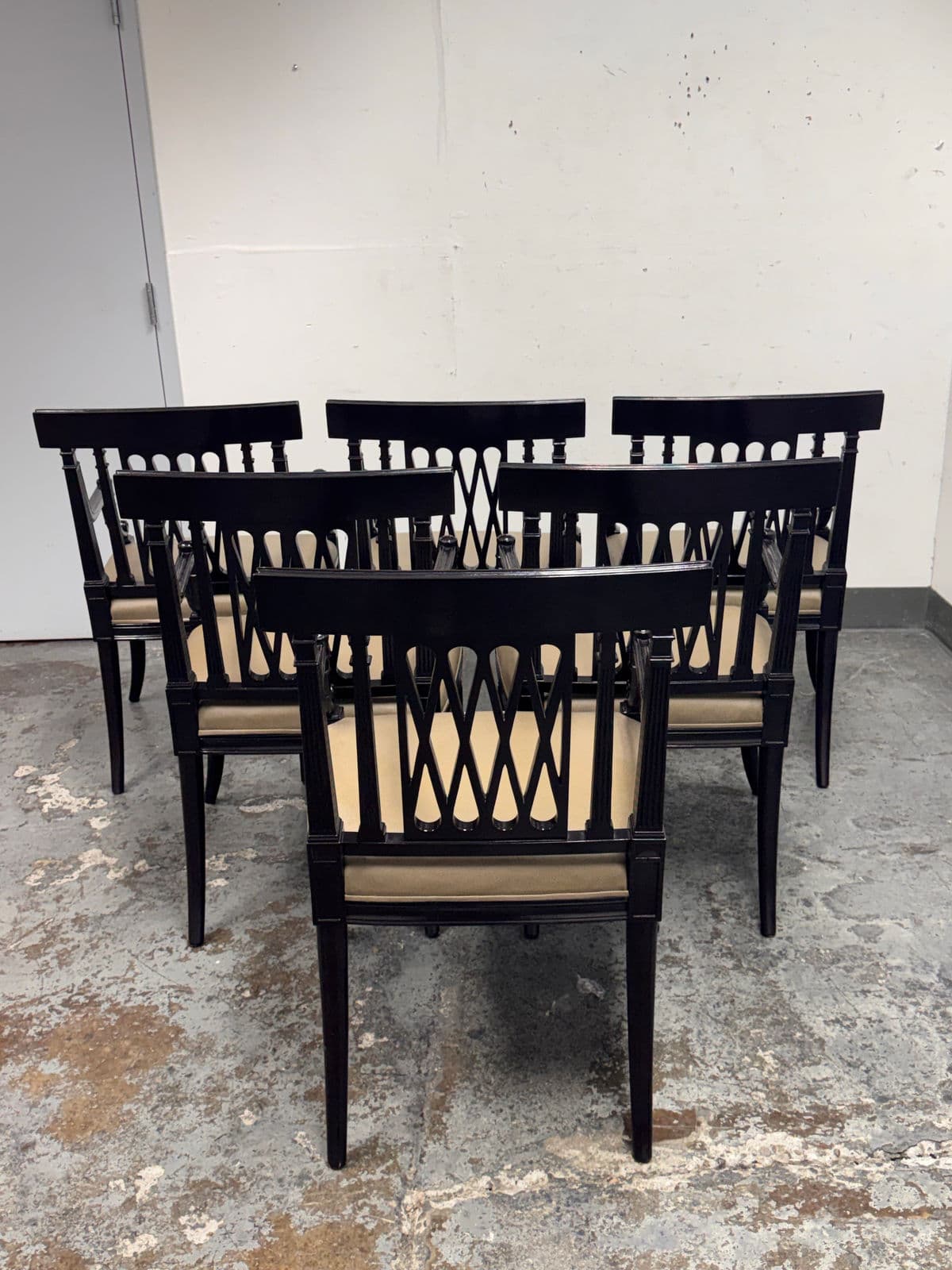 Rose Tarlow Pope Dining Armchairs, Set of Six - Thumbnail 6