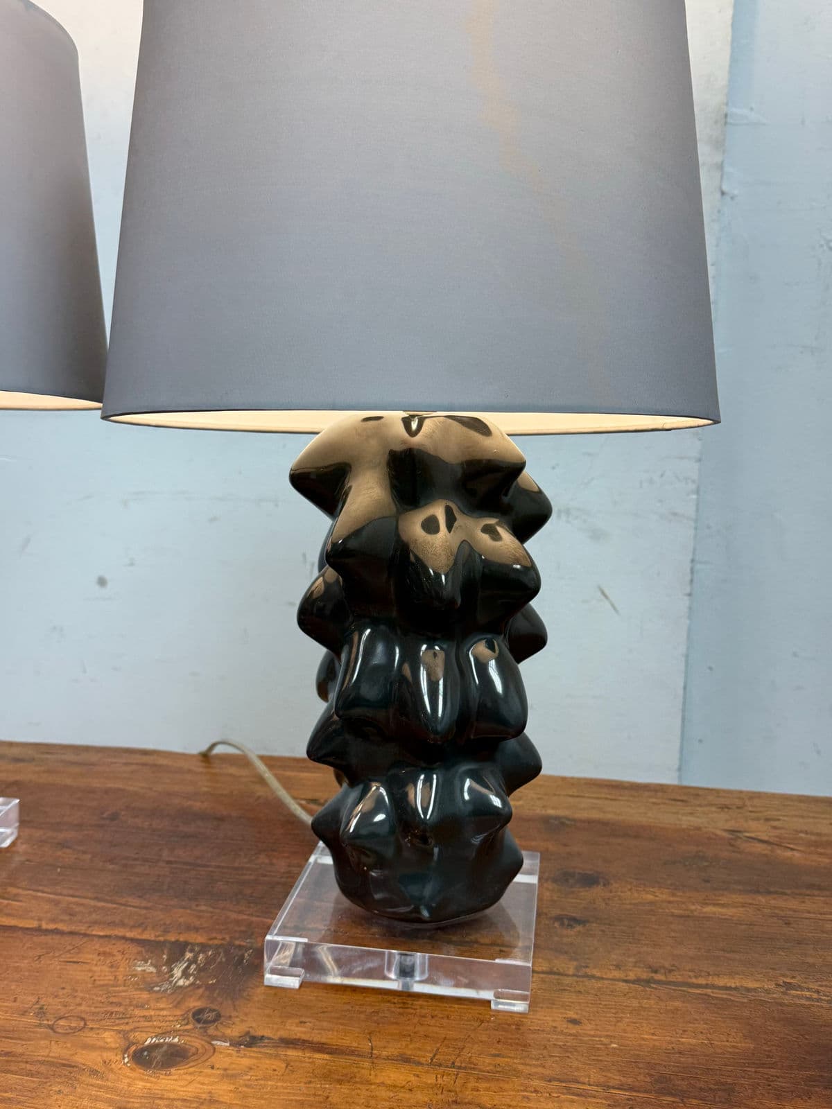 Modern Organic Meteoric Lamps, Pair - Thumbnail 10