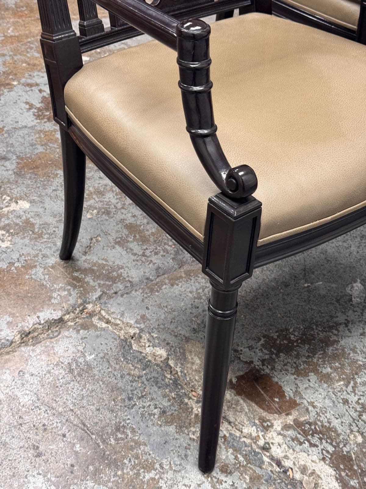 Rose Tarlow Pope Dining Armchairs, Set of Six - Thumbnail 8