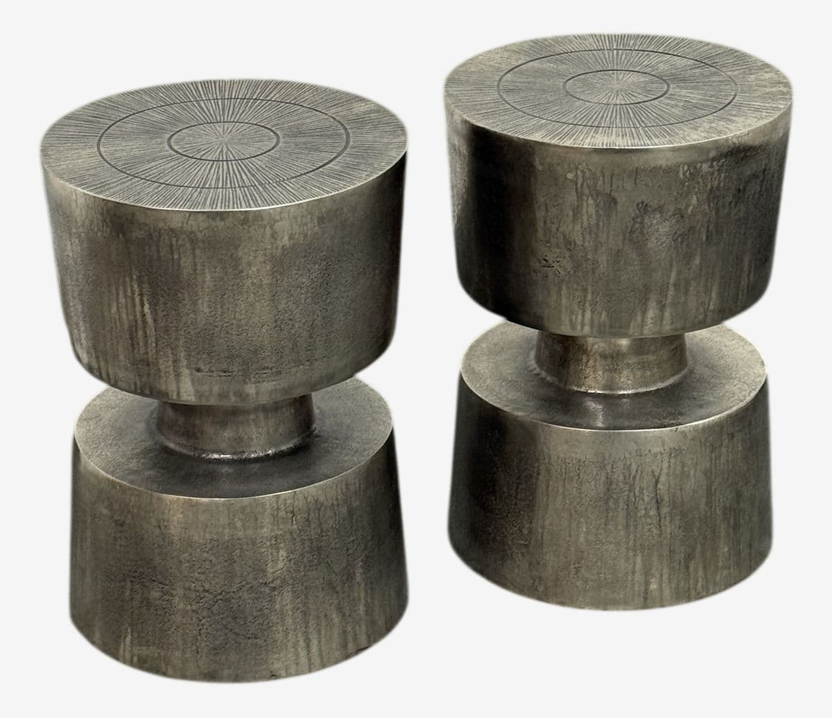 Moe's Home Victor Side Tables/Stools, Pair - Image 1