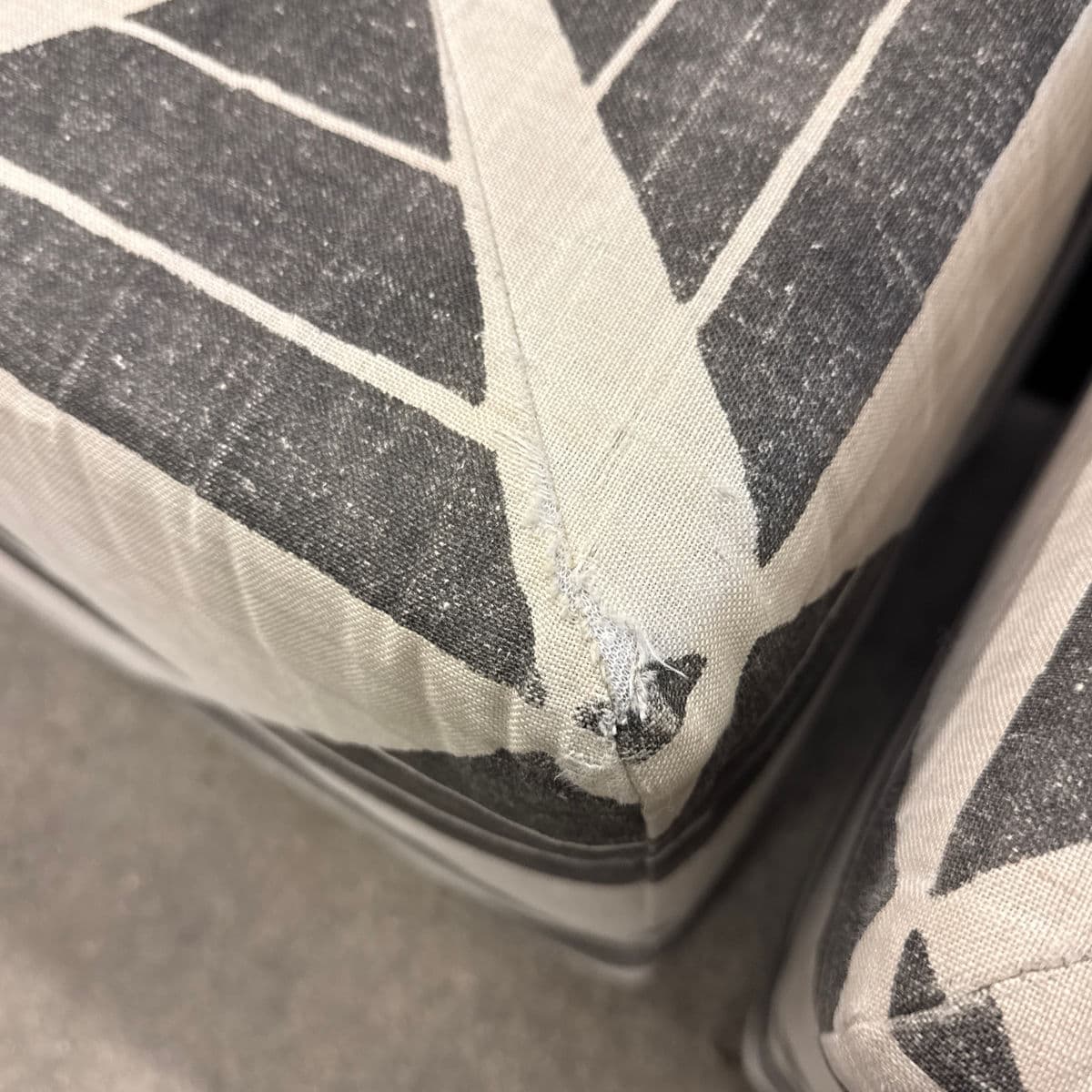 Custom Design Zak + Fox Fabric Cube Ottomans, Pair - Thumbnail 13