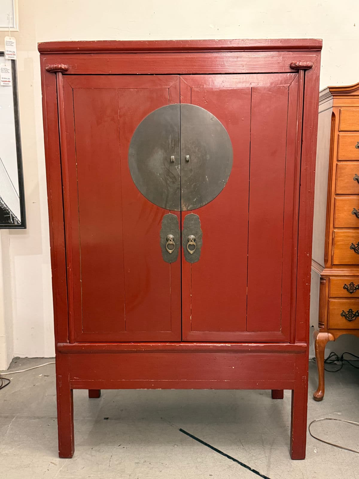 Vintage Chinese Wedding Cabinet - Thumbnail 3