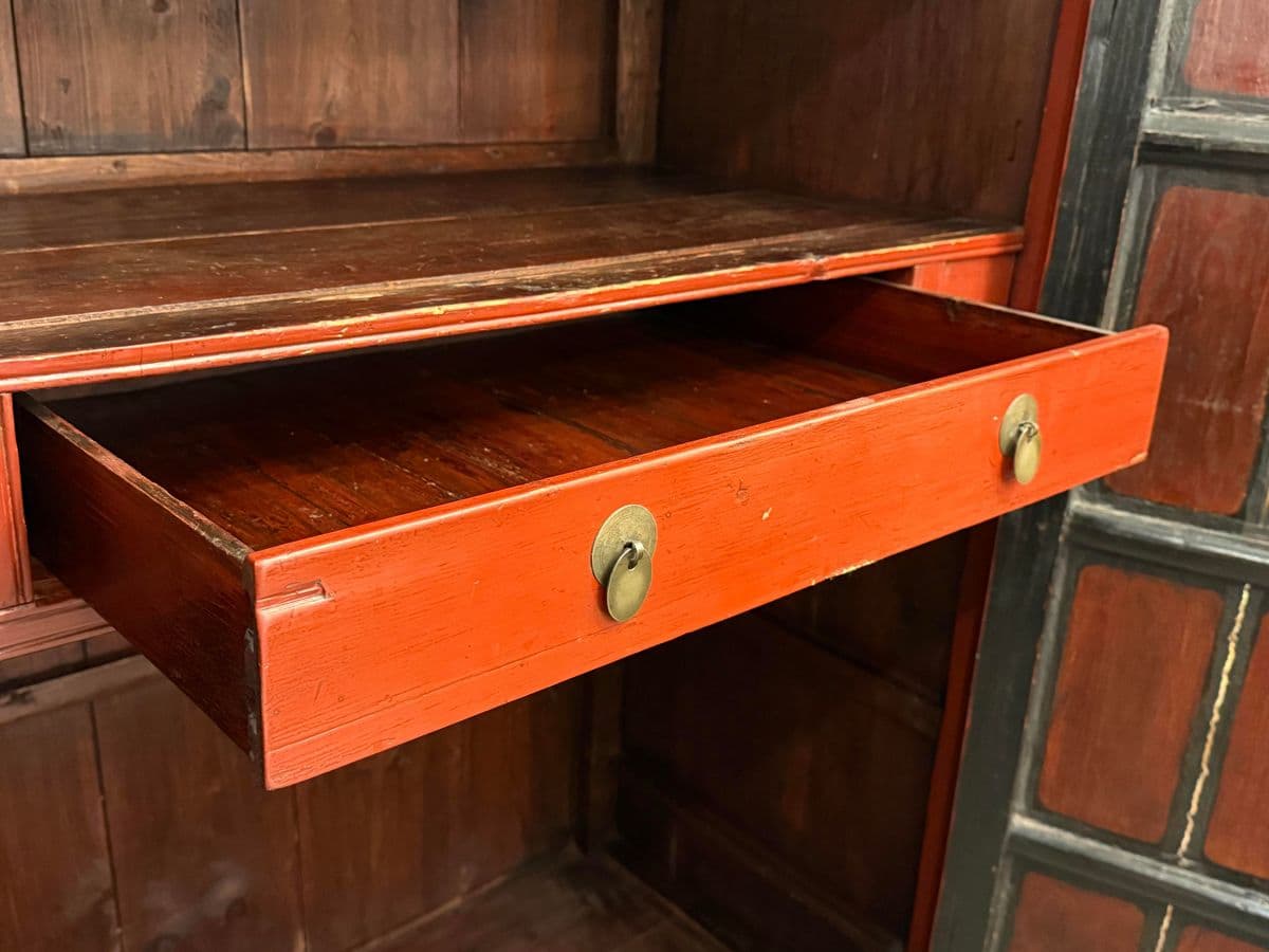 Vintage Chinese Wedding Cabinet - Thumbnail 9