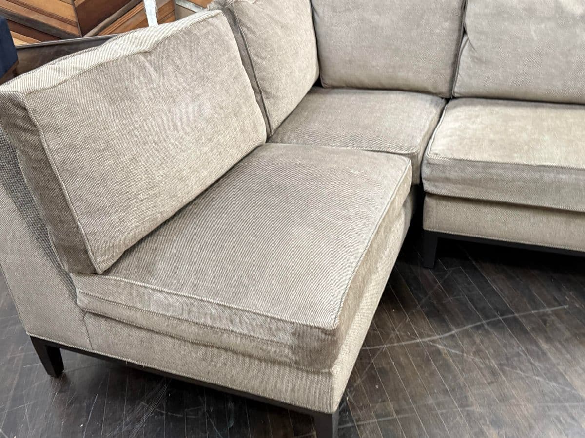 Cypress Furniture Sectional in Holly Hunt Fabric - Thumbnail 7