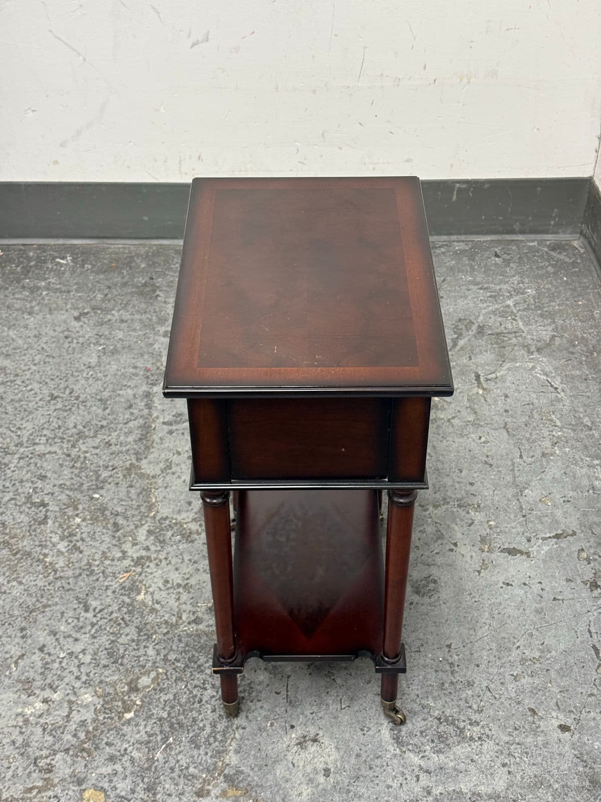 Circa 1999 Bombay Co. Side Table + Casters - Thumbnail 6