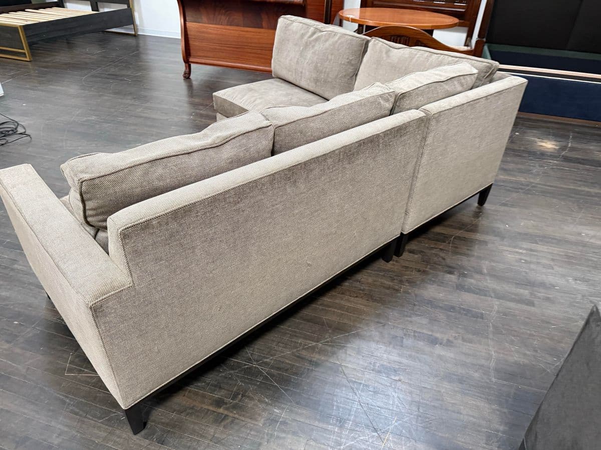 Cypress Furniture Sectional in Holly Hunt Fabric - Thumbnail 10