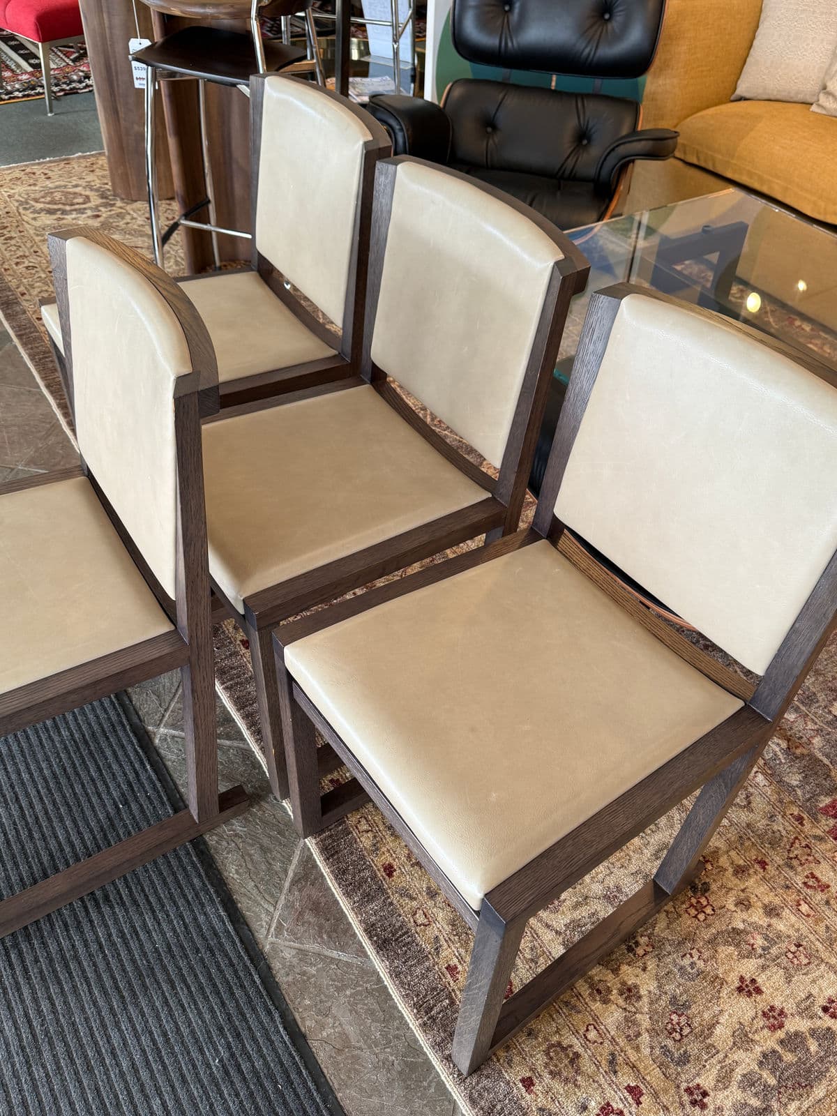 Antonio Citterio for Maxalto & B&b Italia Musa Dining Side Chairs, Set of Four - Thumbnail 4