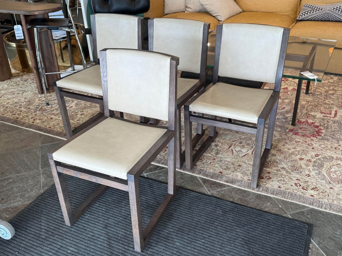 Antonio Citterio for Maxalto & B&b Italia Musa Dining Side Chairs, Set of Four - Thumbnail 3