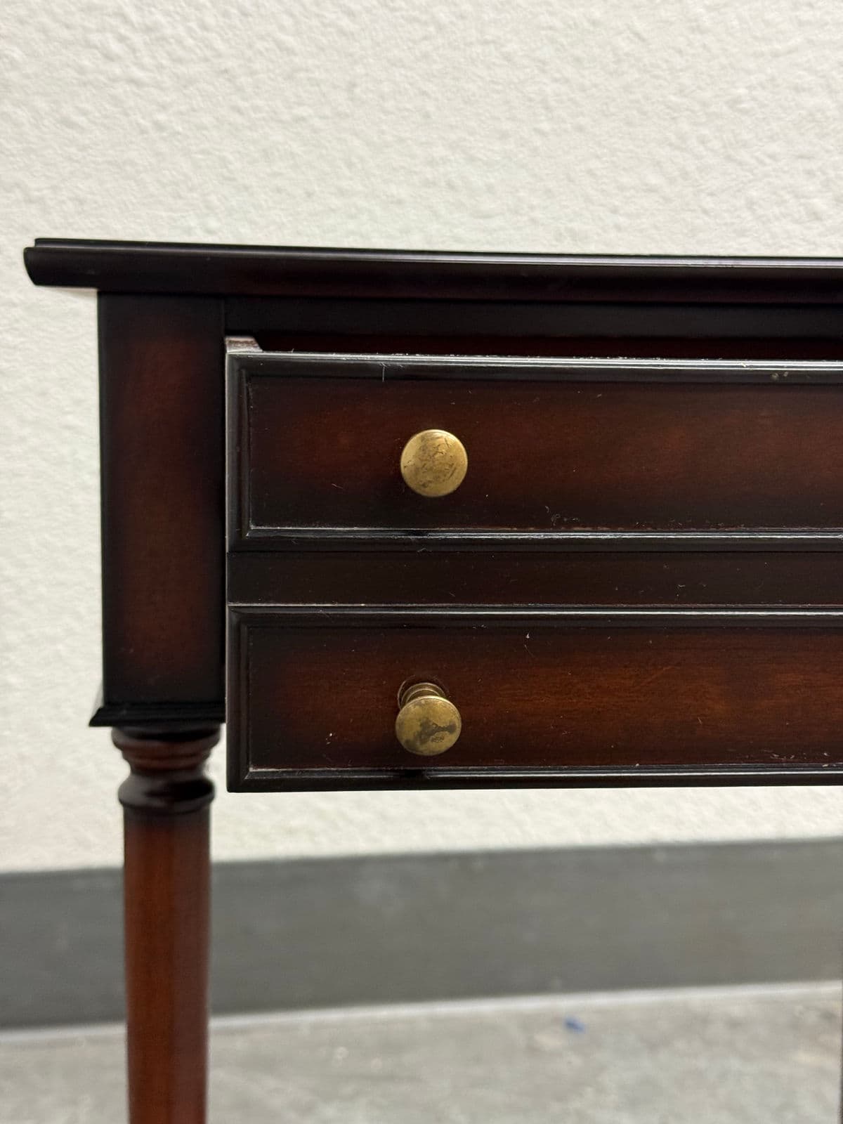 Circa 1999 Bombay Co. Side Table + Casters - Thumbnail 5