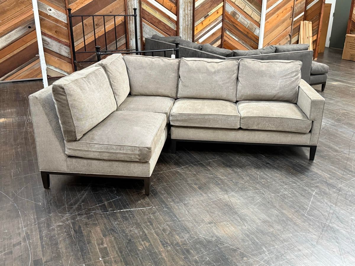 Cypress Furniture Sectional in Holly Hunt Fabric - Thumbnail 4