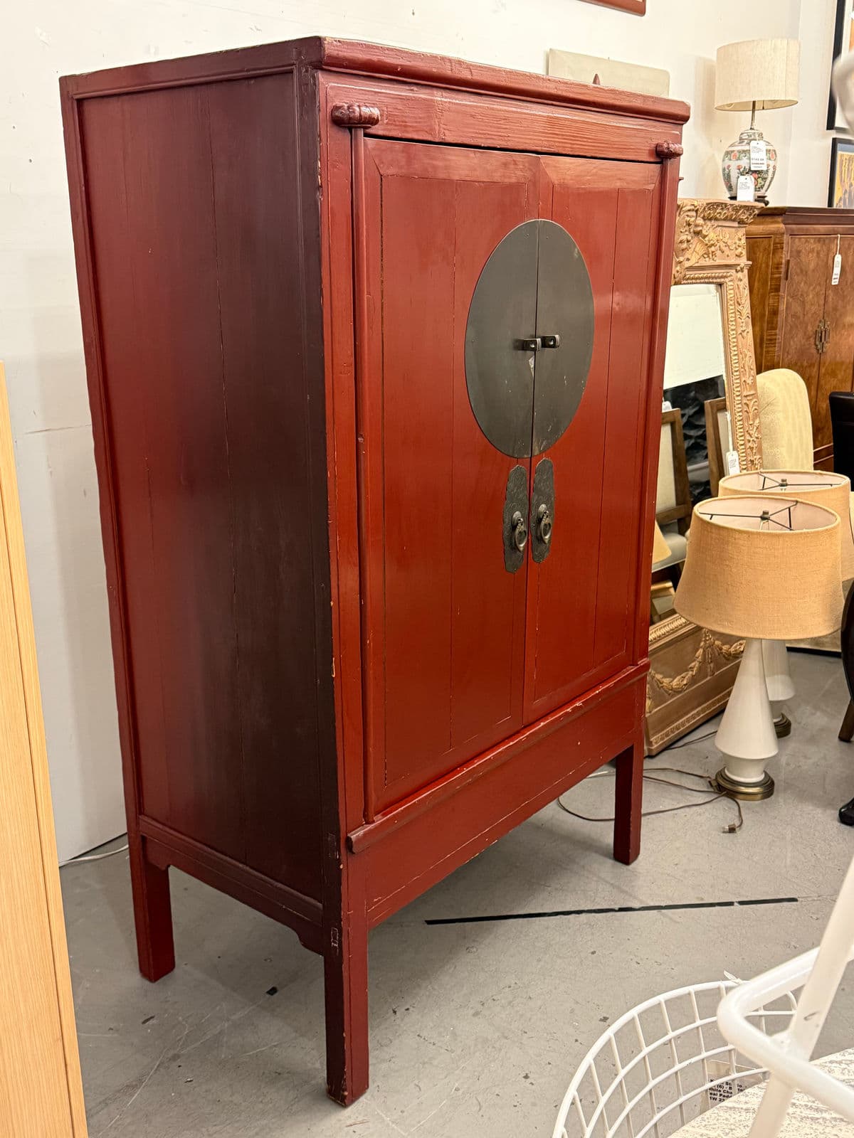 Vintage Chinese Wedding Cabinet - Thumbnail 5