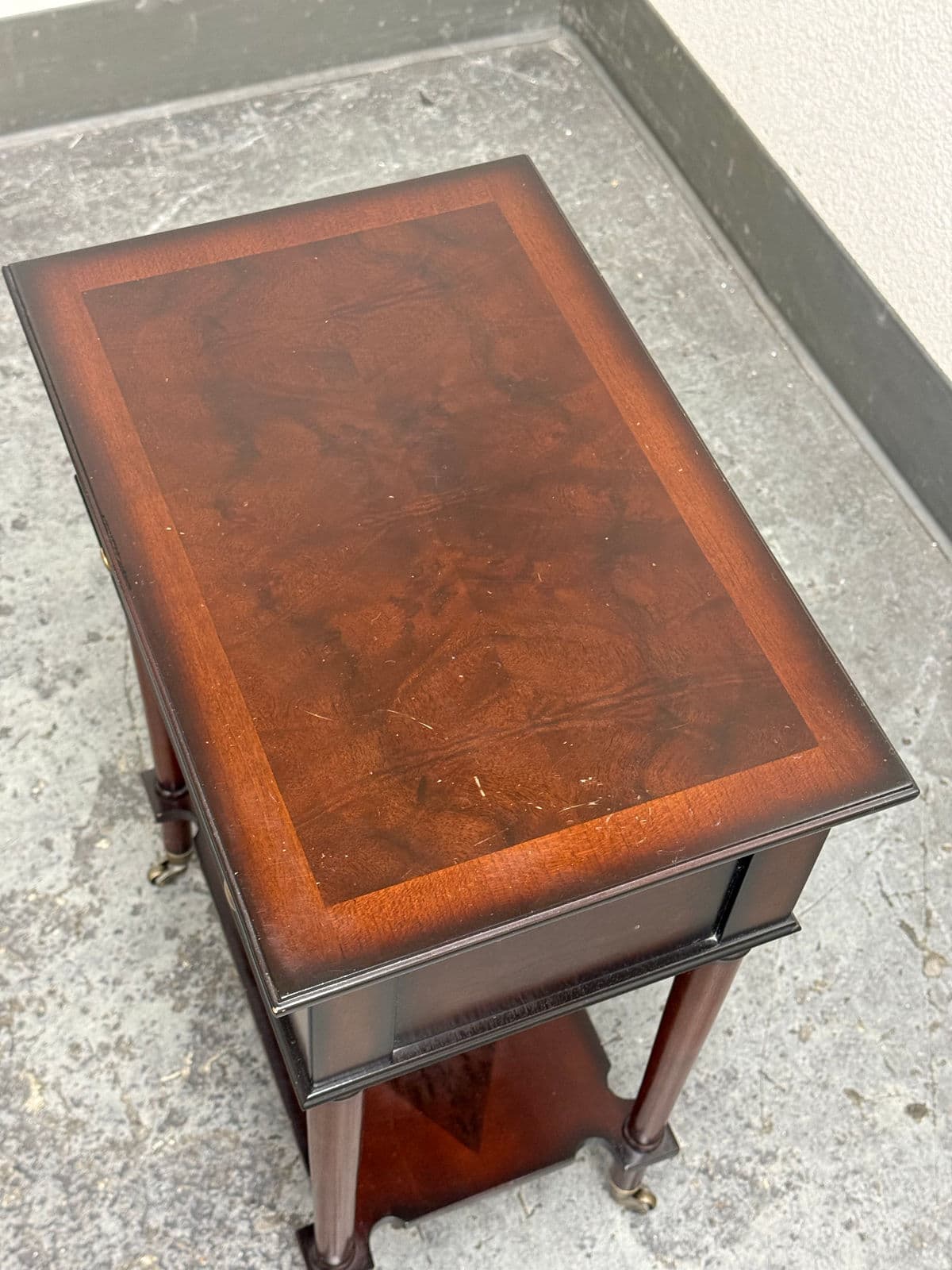 Circa 1999 Bombay Co. Side Table + Casters - Thumbnail 12