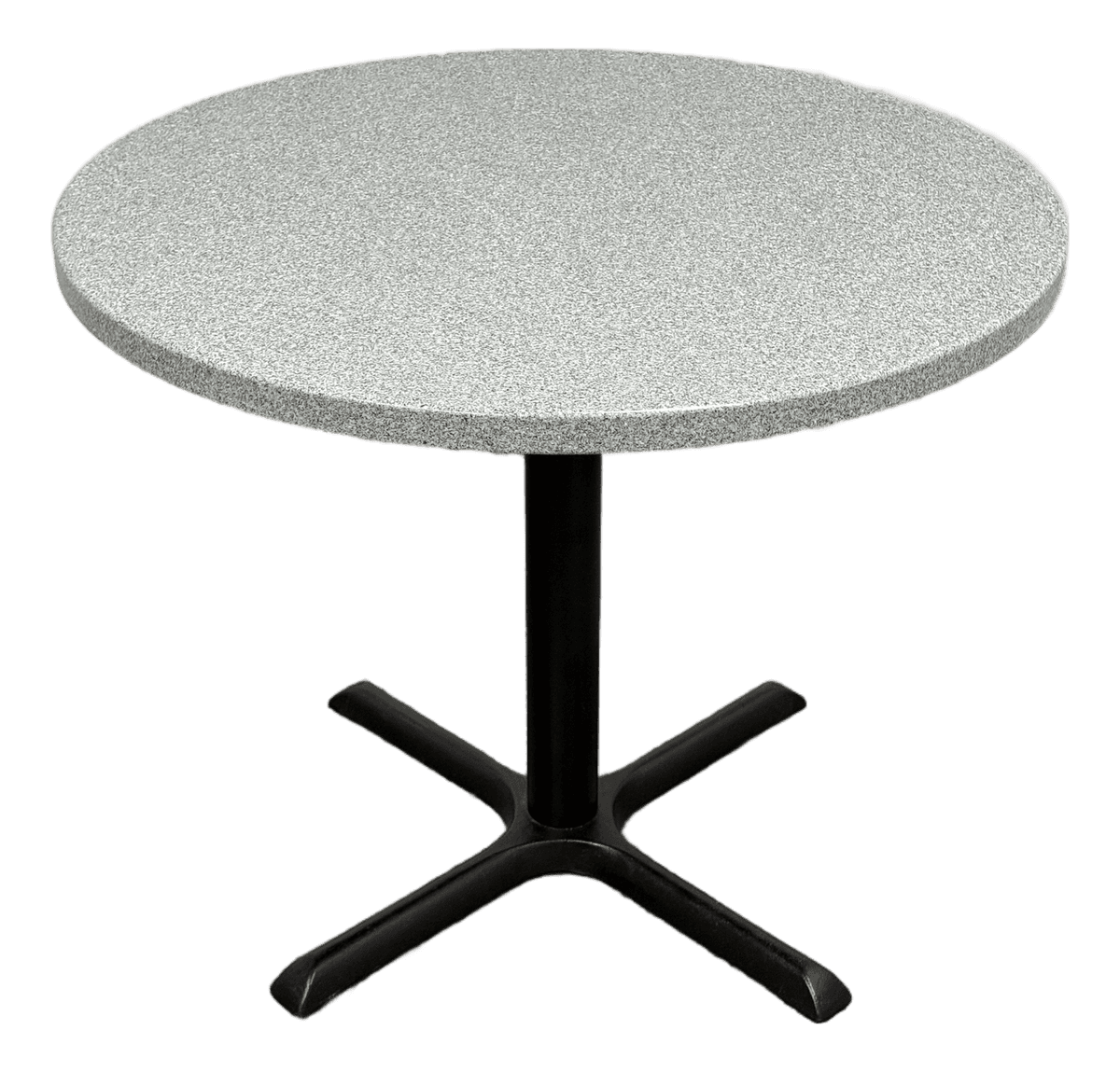 36in Circa 1980 Stone Composite Pedestal Dining Table - Thumbnail 2