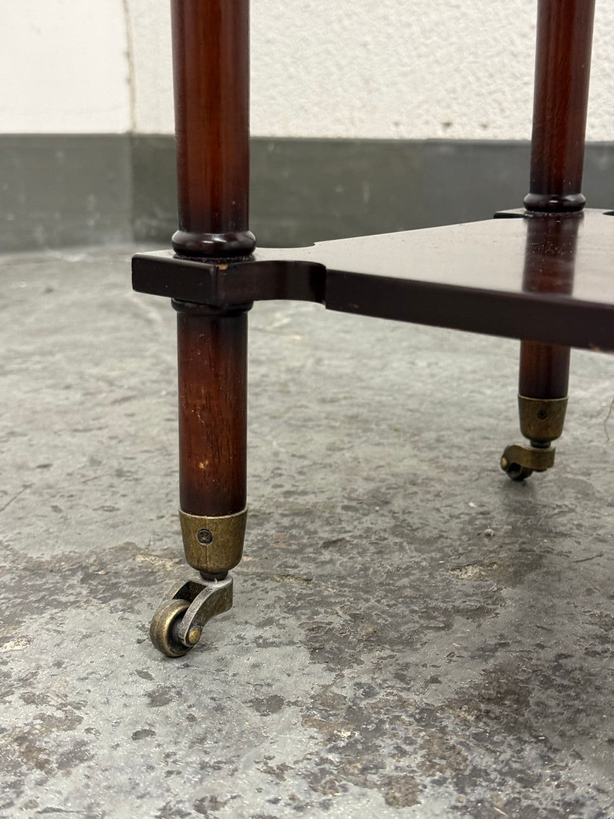 Circa 1999 Bombay Co. Side Table + Casters - Thumbnail 11