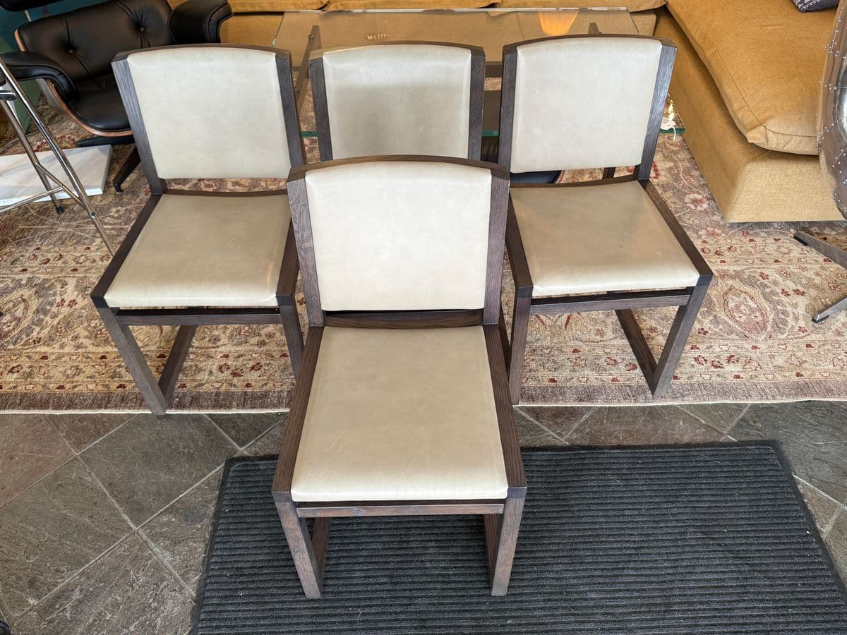 Antonio Citterio for Maxalto & B&b Italia Musa Dining Side Chairs, Set of Four - Thumbnail 7