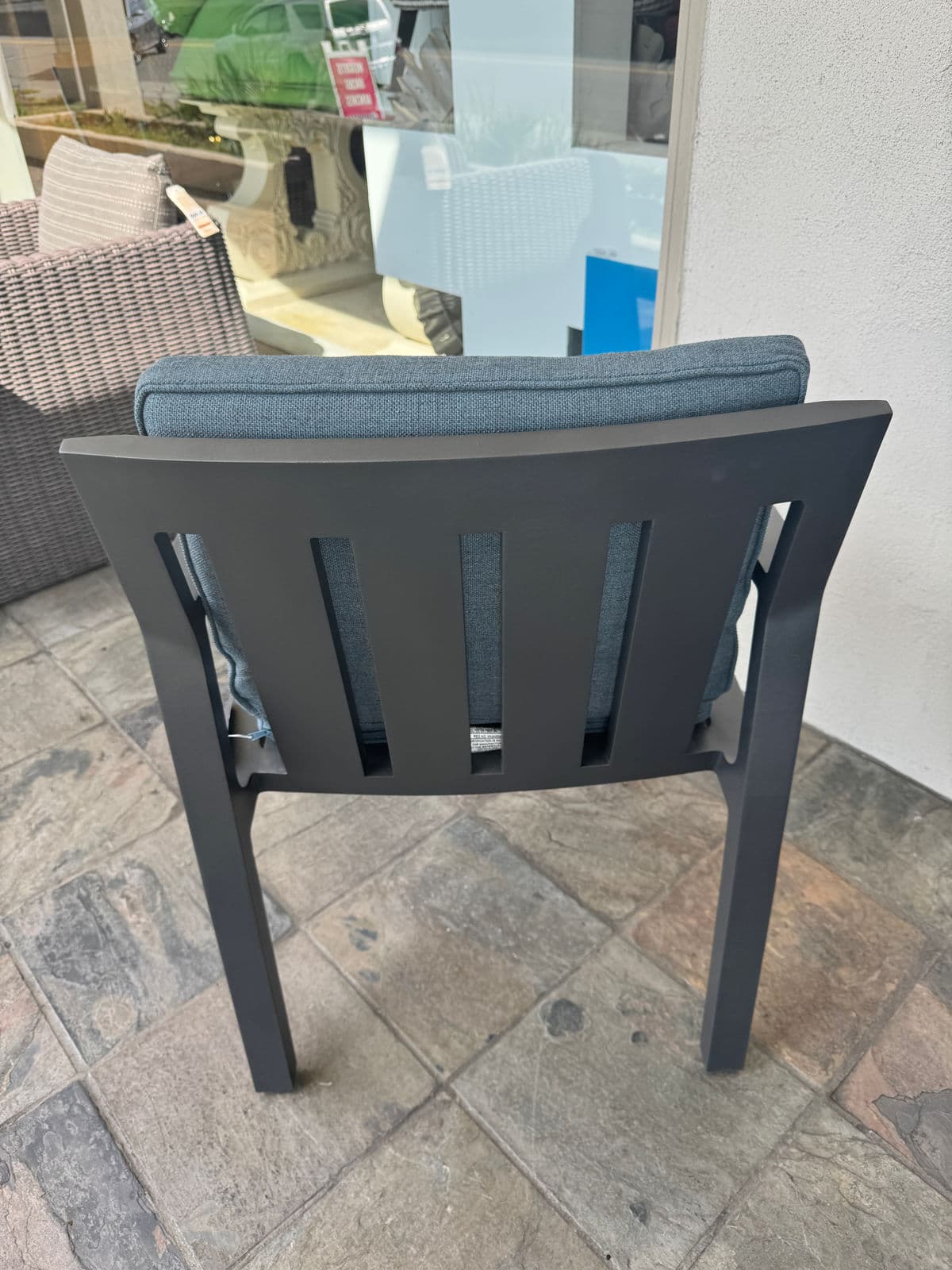 Restoration Hardware Rhodes Aluminum Outdoor Dining Armchairs, Pair - Thumbnail 10