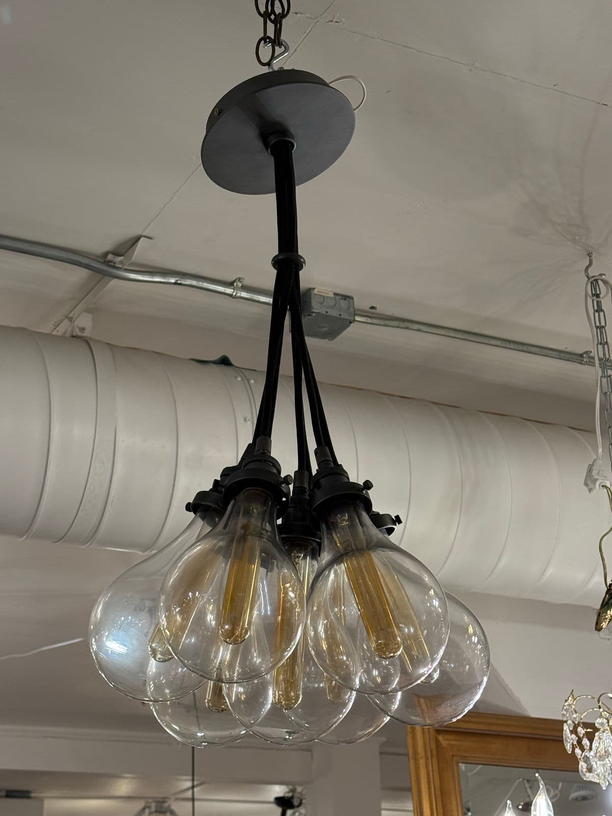 Restoration Hardware Filament Chandelier - Thumbnail 4