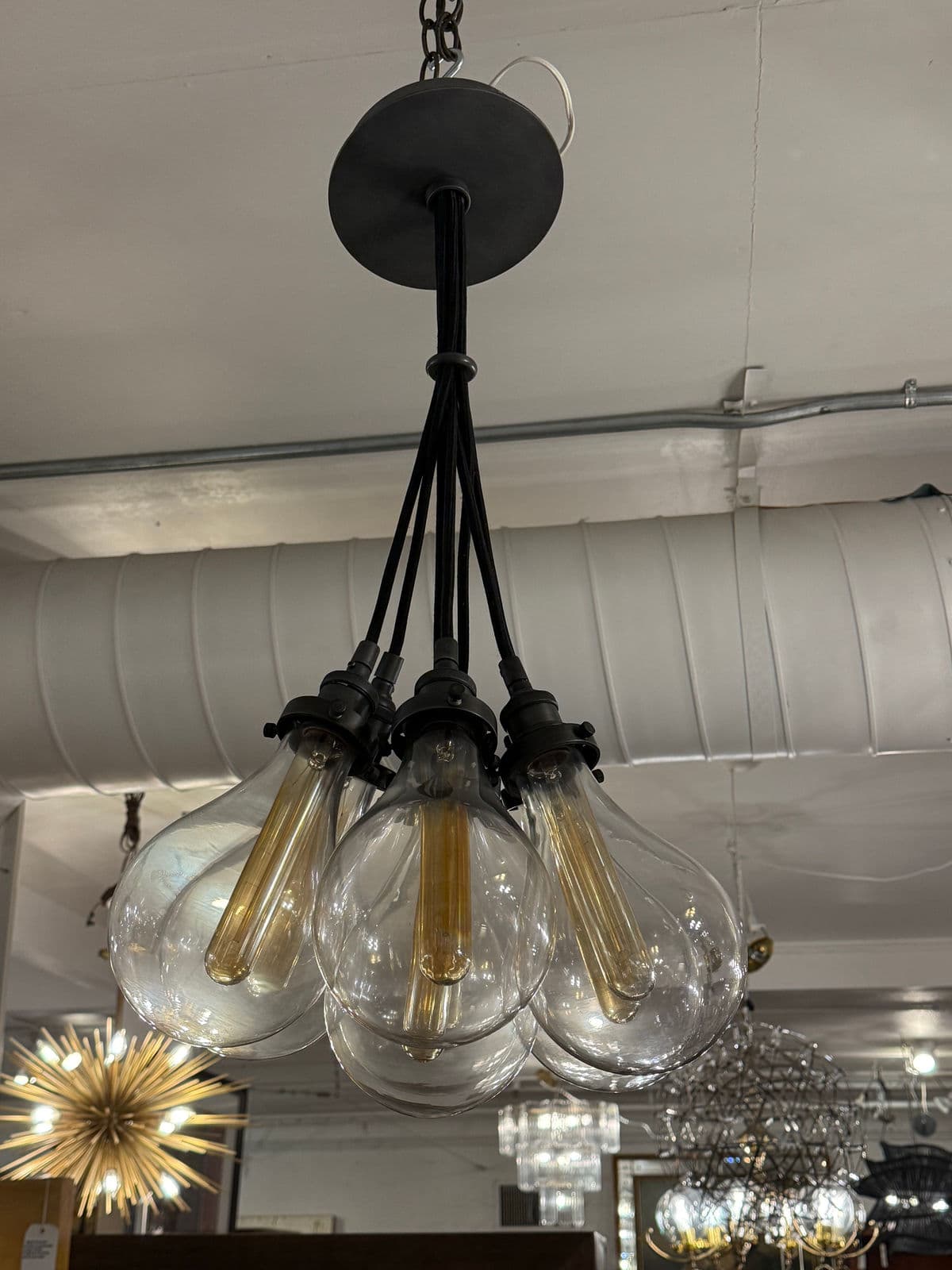 Restoration Hardware Filament Chandelier - Thumbnail 3