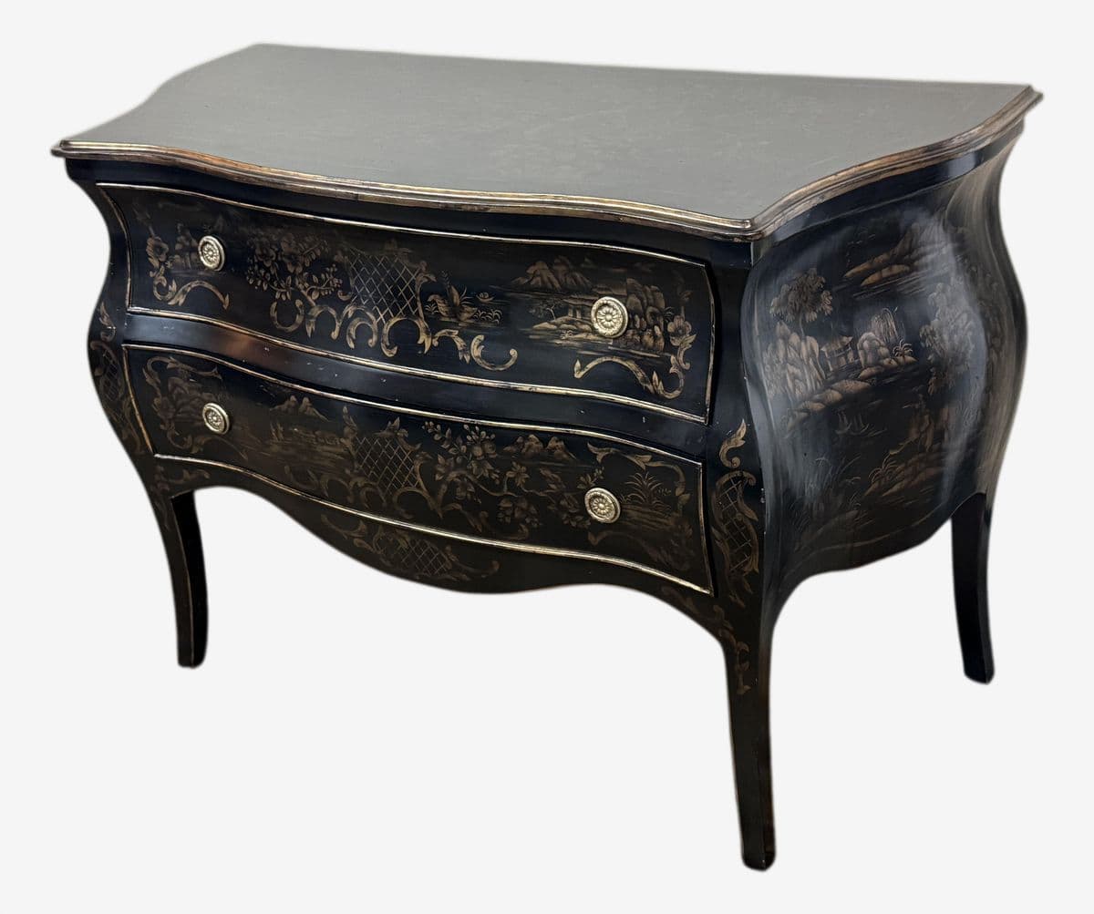 Vintage John Richard Bombe Chest of Drawers - Image 1