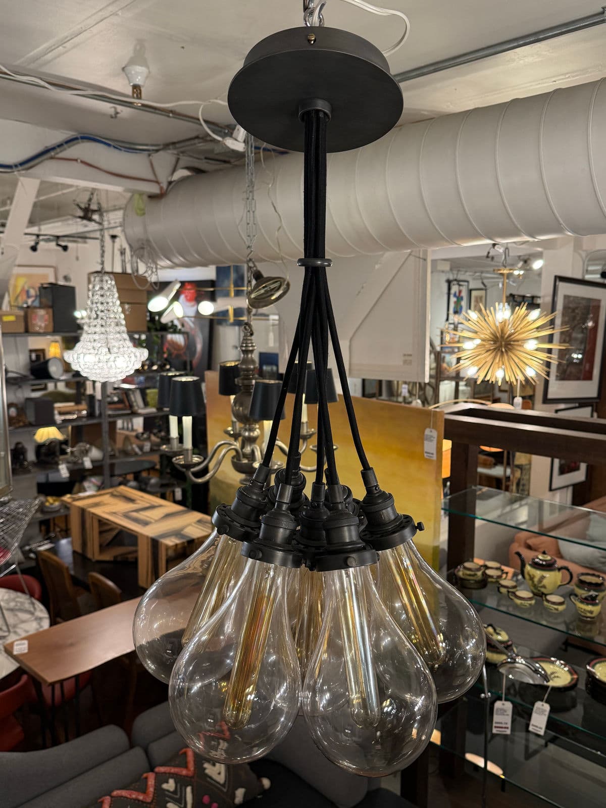 Restoration Hardware Filament Chandelier - Thumbnail 6