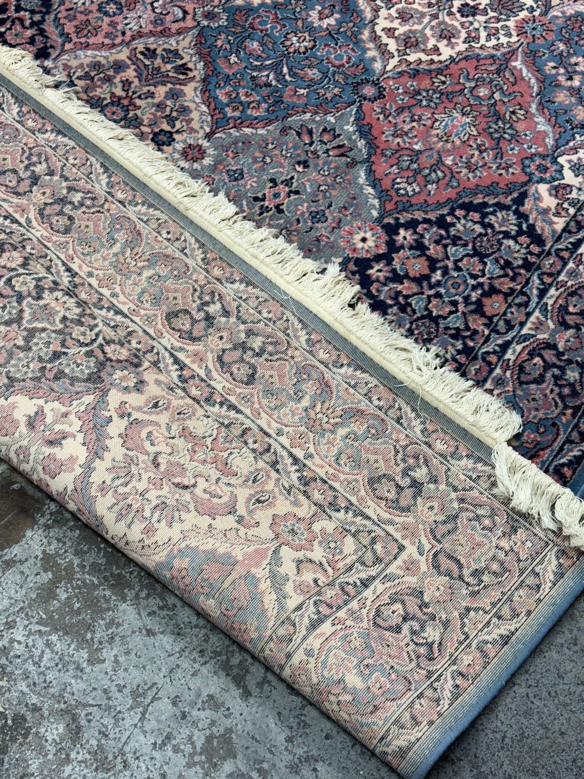 5ft 7in × 7ft 9in Vintage Multicolor Panel Area Rug. - Thumbnail 13