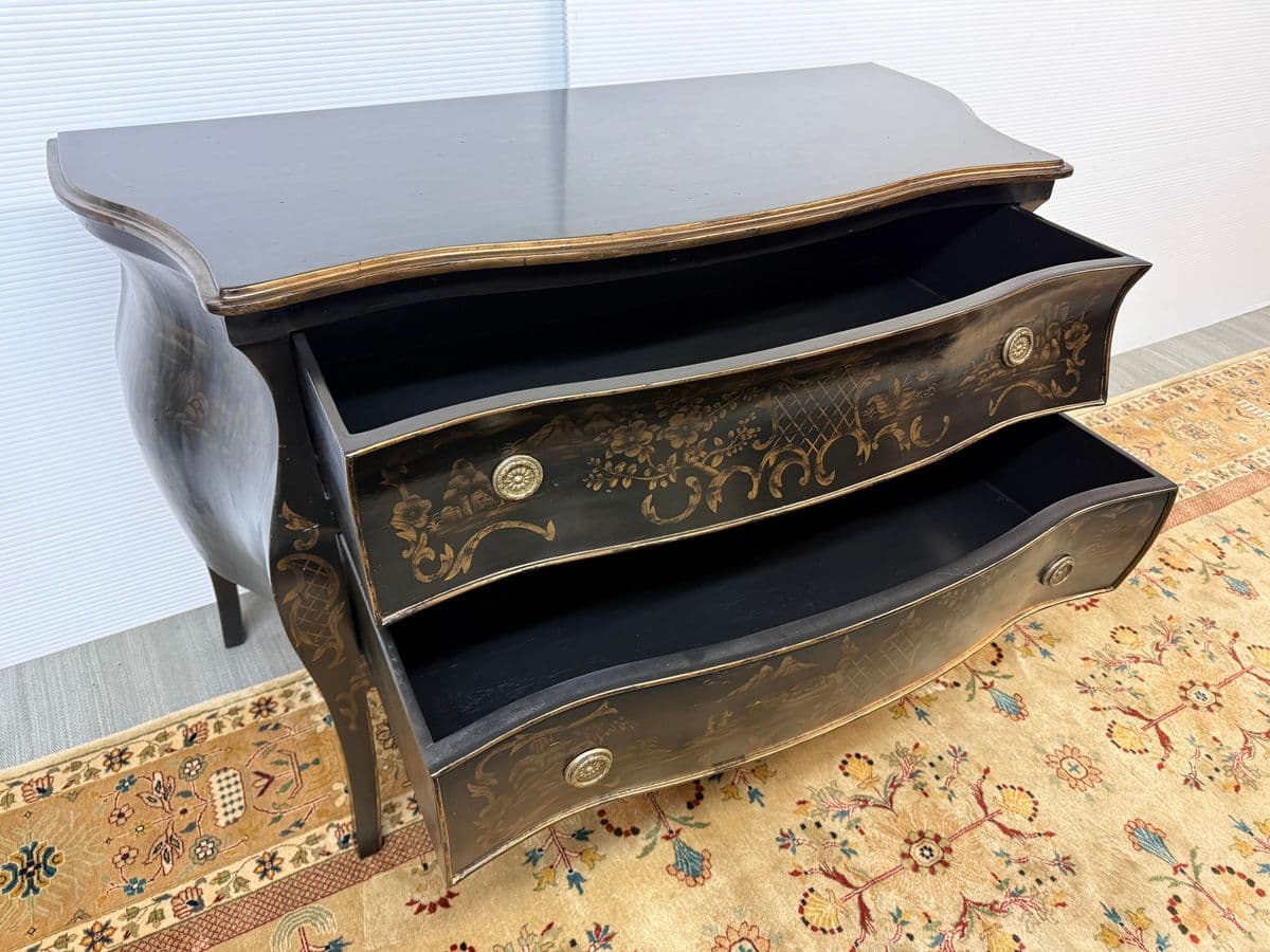 Vintage John Richard Bombe Chest of Drawers - Thumbnail 5