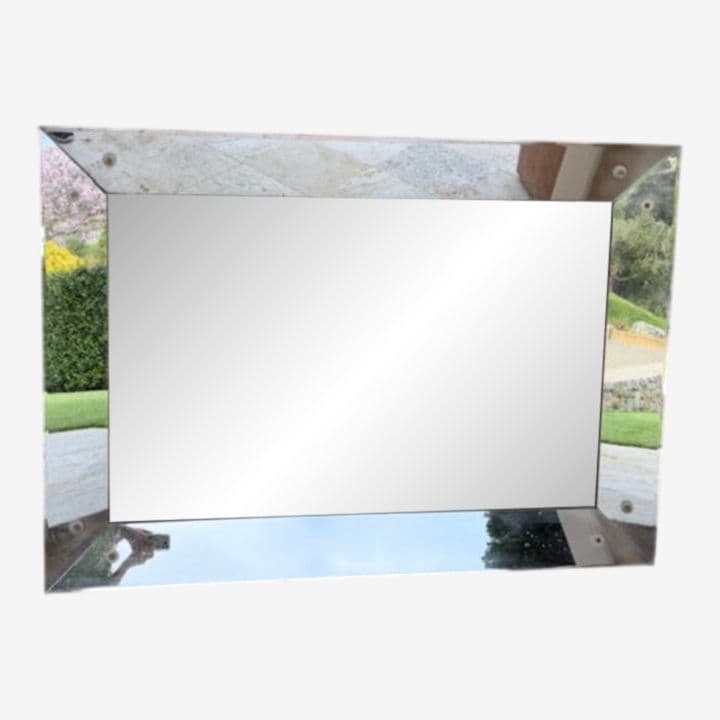 In the Style of Donghia Vintage Wall Mirror - Image 1