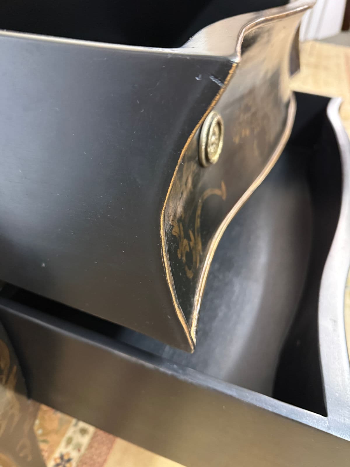 Vintage John Richard Bombe Chest of Drawers - Thumbnail 7