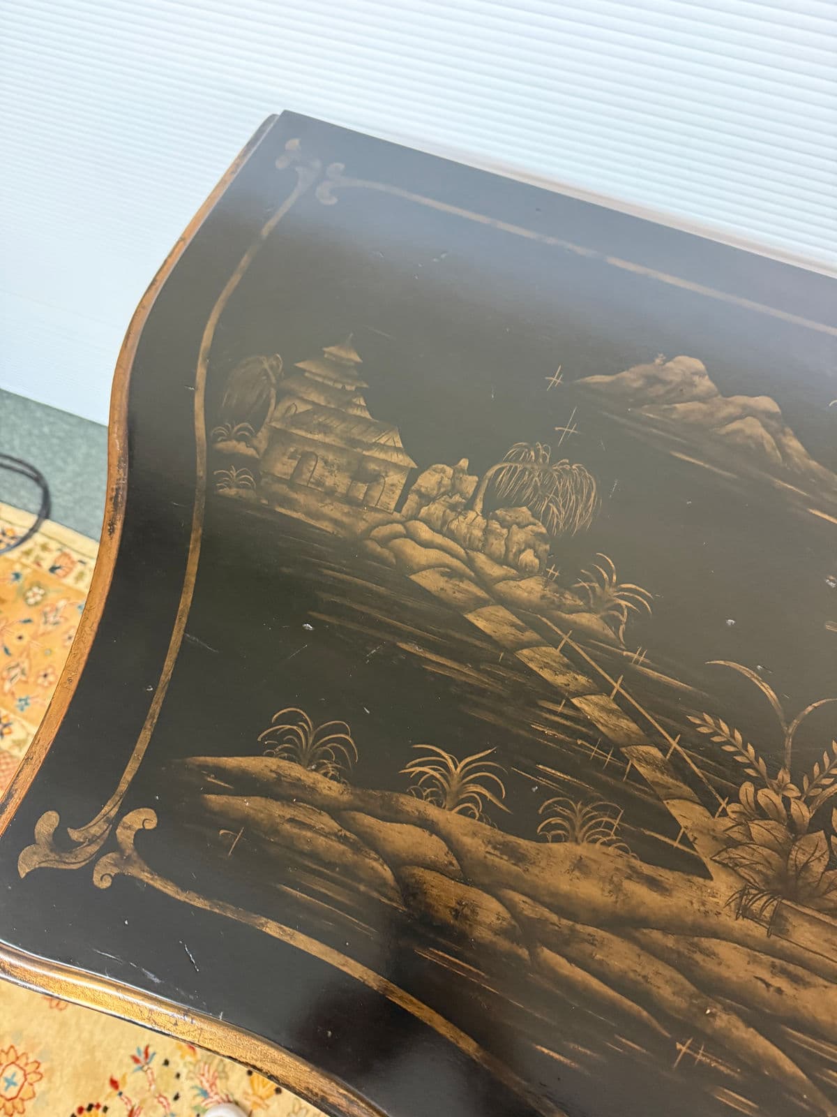 Vintage John Richard Bombe Chest of Drawers - Thumbnail 8