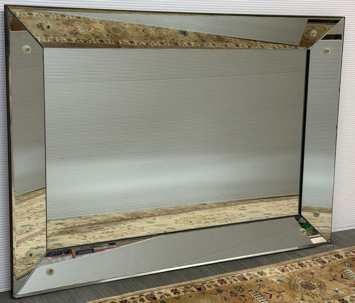 In the Style of Donghia Vintage Wall Mirror - Thumbnail 4