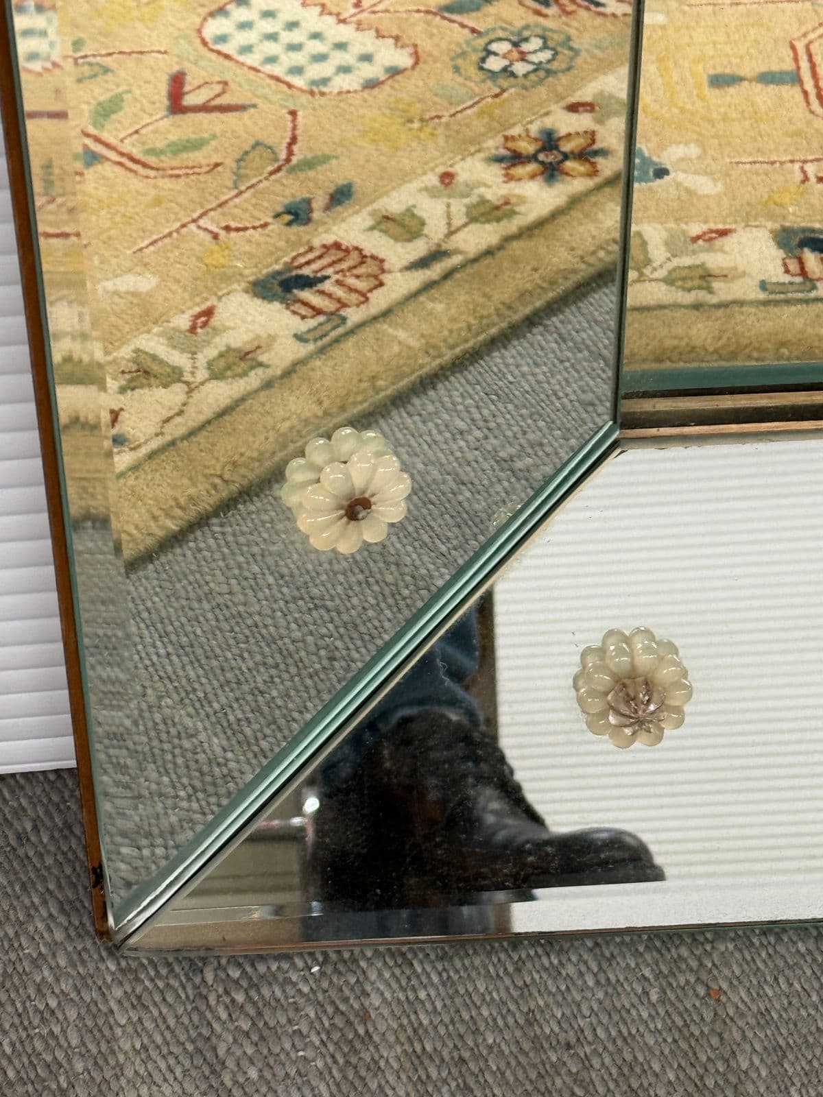 In the Style of Donghia Vintage Wall Mirror - Thumbnail 9