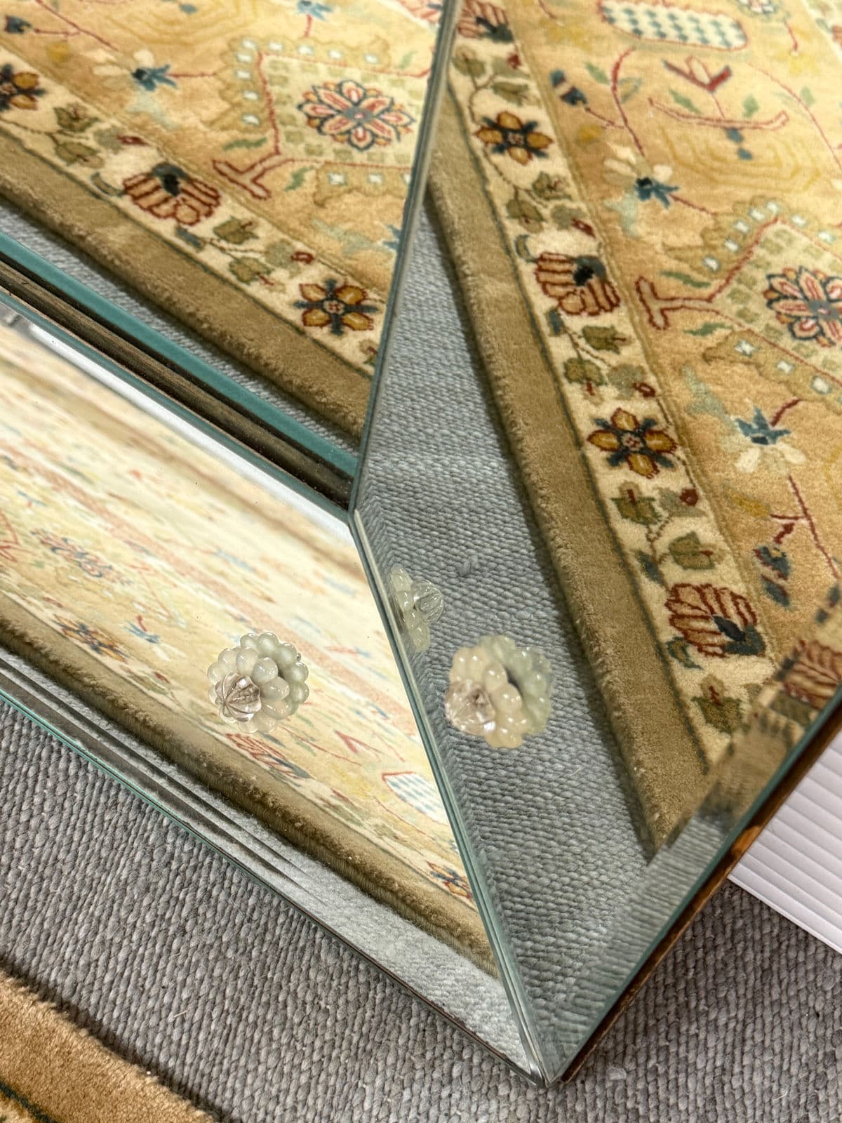 In the Style of Donghia Vintage Wall Mirror - Thumbnail 15