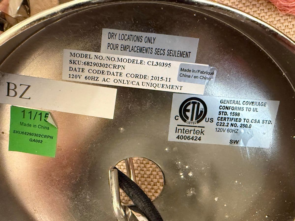 Restoration Hardware Parisian Architectural Clear Glass Poste Pendant - Thumbnail 13