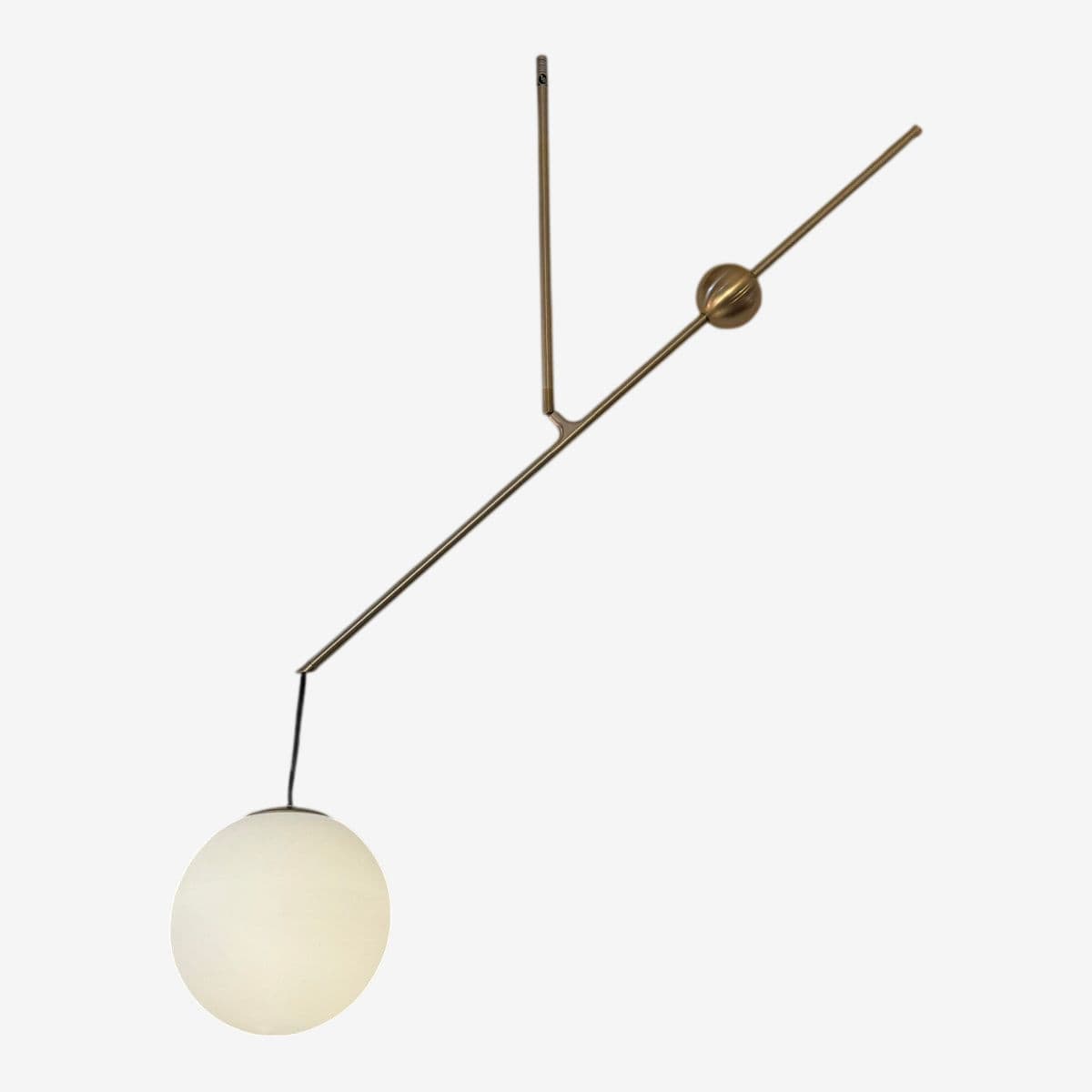Luceplan for Calligaris Malamata Globe Pendant, Brass - Image 1