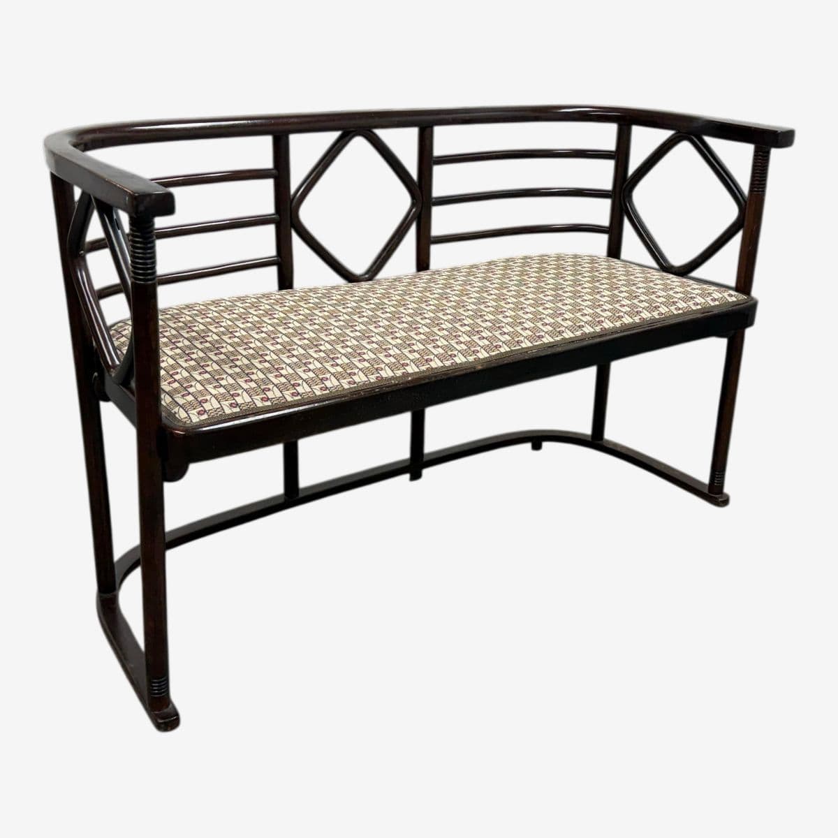 Josef Hoffmann Fledermaus Cabaret Settee, Circa 1905 - Image 1
