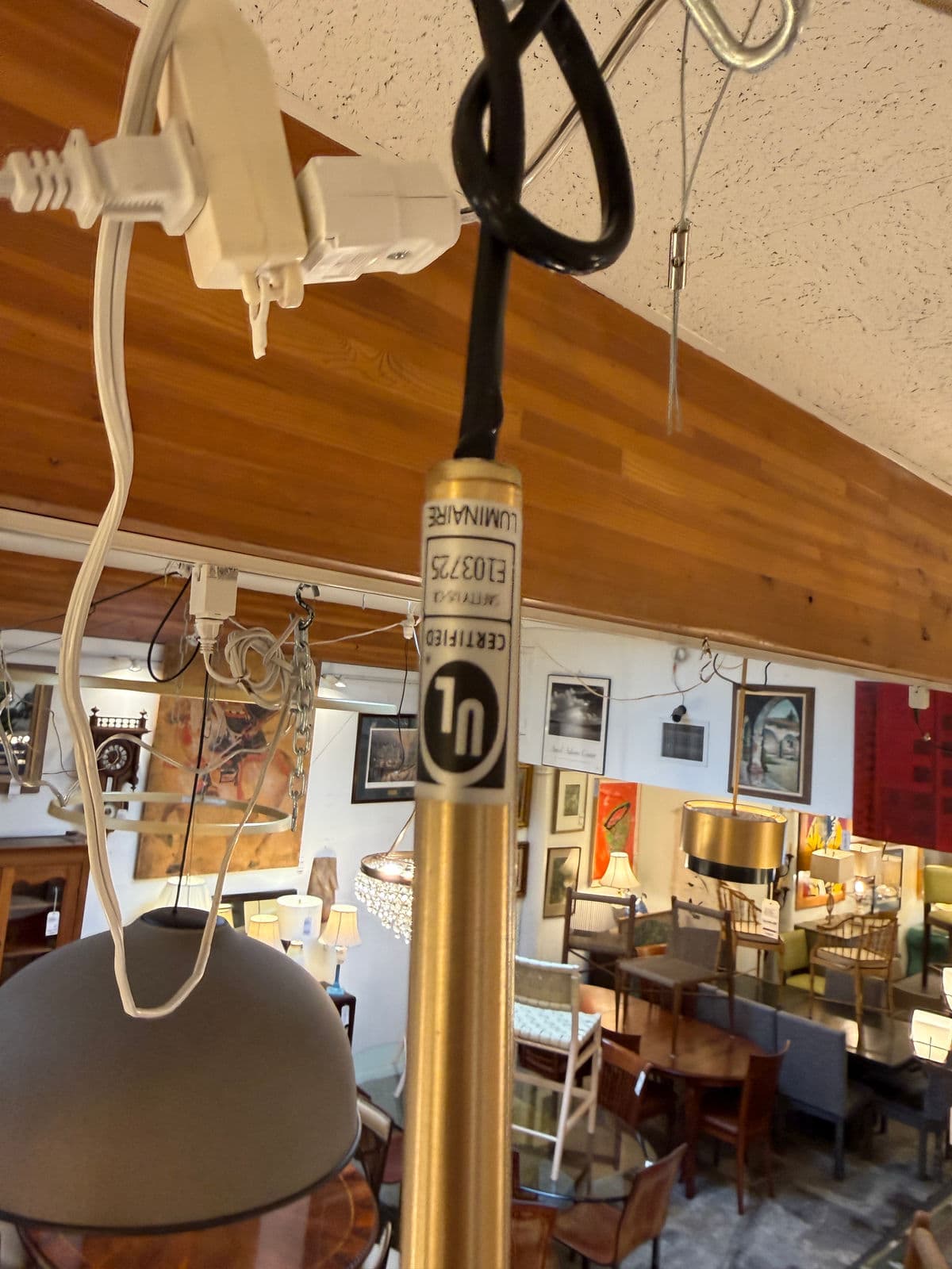 Luceplan for Calligaris Malamata Globe Pendant, Brass - Thumbnail 16