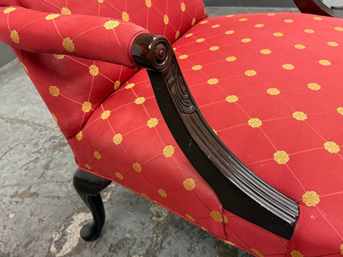 Sherrill Furniture Chippendale Style Claw Foot Armchair - Thumbnail 11