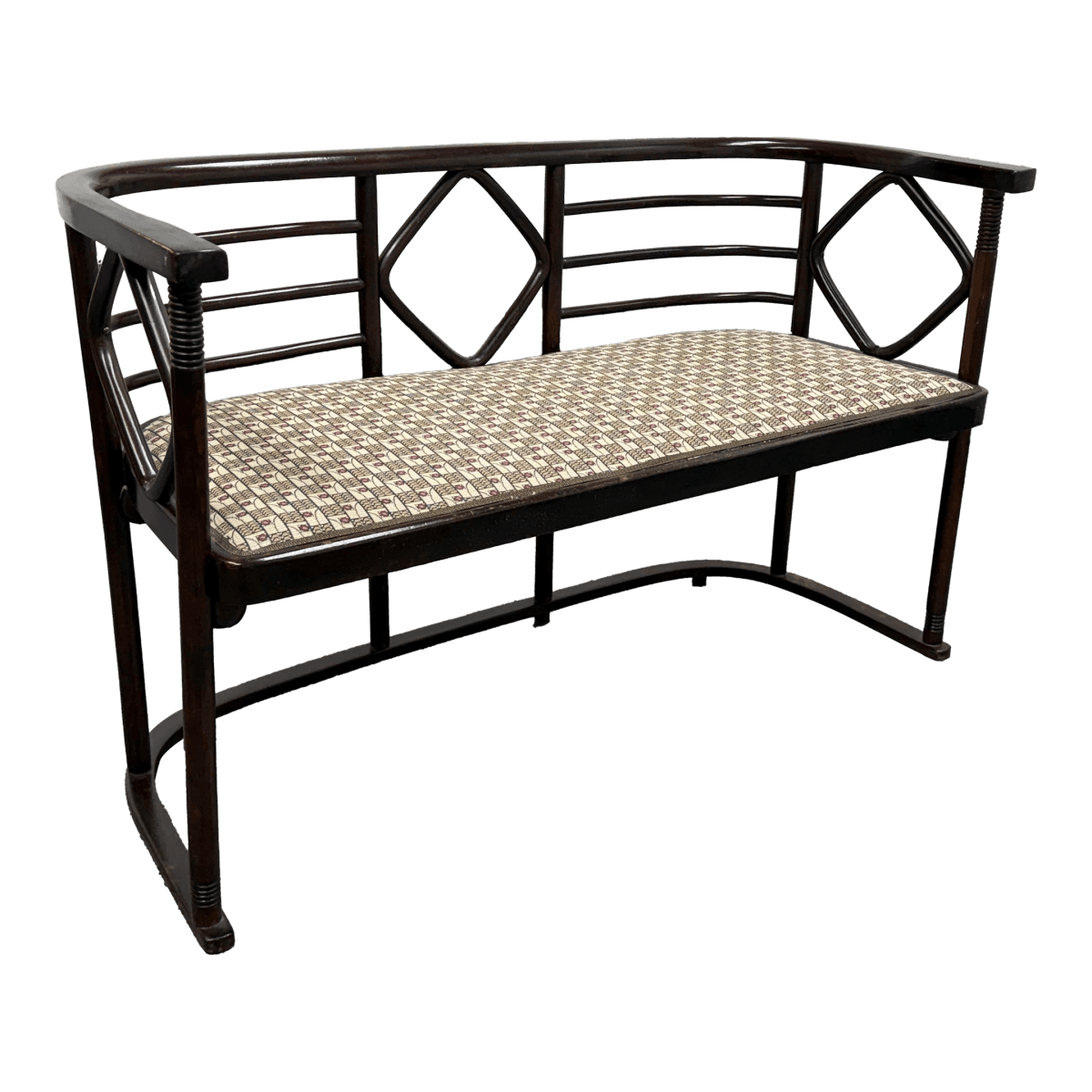 Josef Hoffmann Fledermaus Cabaret Settee, Circa 1905 - Thumbnail 2