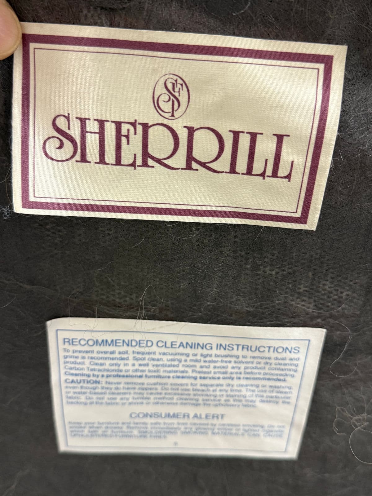 Sherrill Furniture Chippendale Style Claw Foot Armchair - Thumbnail 12