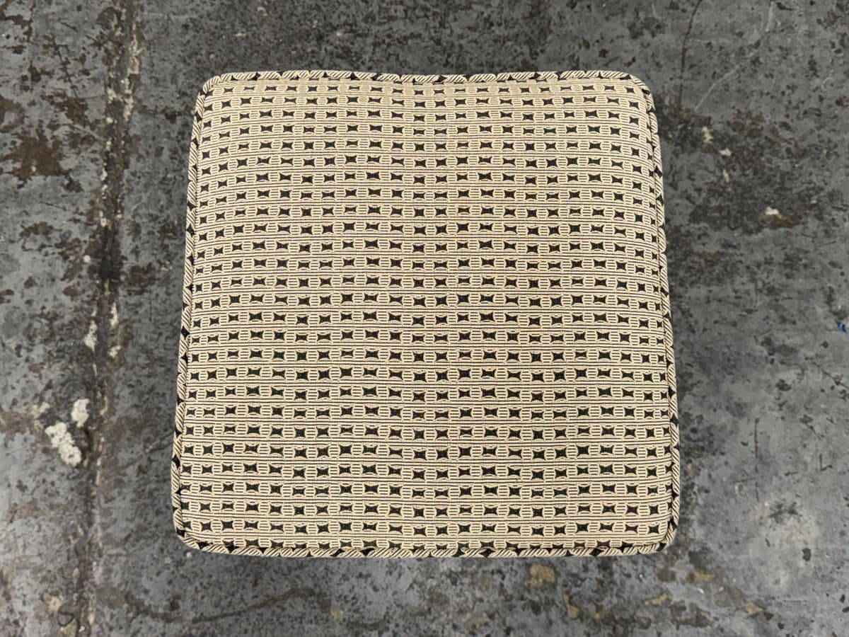 Art Deco Stool + Sculptural Wood Base, Circa 1920's - Thumbnail 8