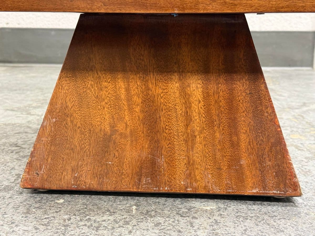 Art Deco Stool + Sculptural Wood Base, Circa 1920's - Thumbnail 12