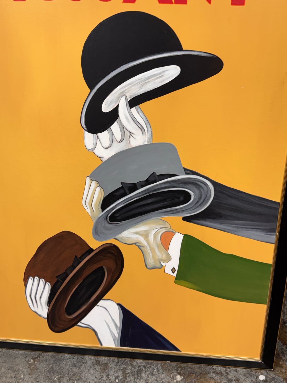 In the Style of Leonetto Cappiello "Mossant" French Poster Painting - Thumbnail 13